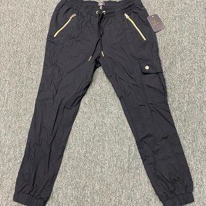 Black Jaanuu Scrub Jogger Pants